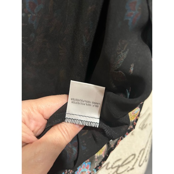 Rose + Olive Blouse Size Large, NWT Flare Sleeves - Picture 5 of 13